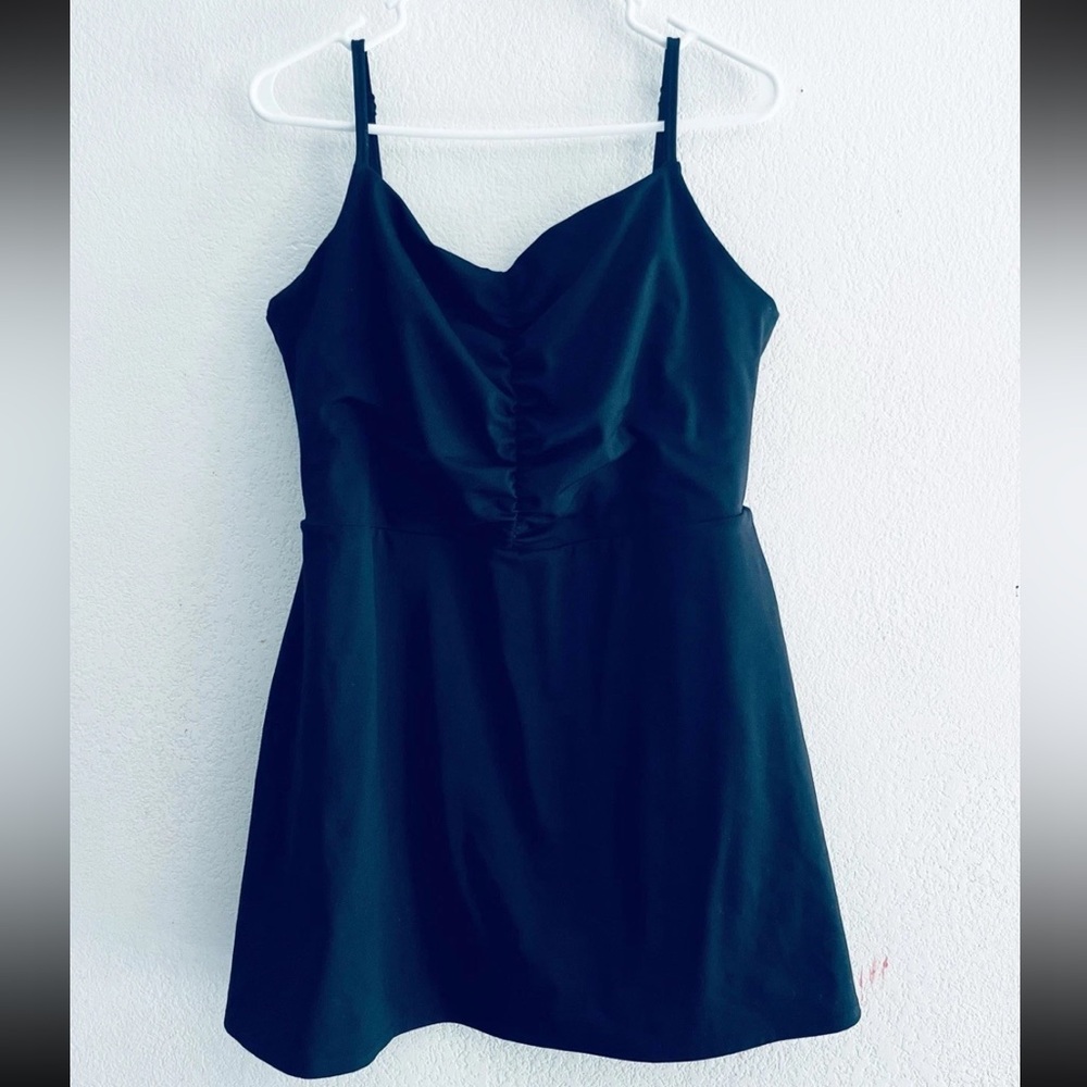 Gap fit size XL black sleeveless tennis dress
